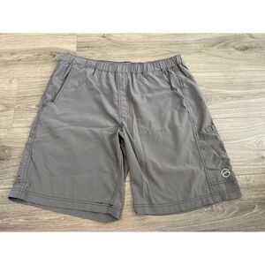Magellan Mens Shorts Size L Gray Elastic Waist Athletic Fishing Camping‎ Hiking
